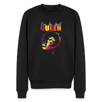 Sternzeichen Widder - Männer Premium Bio Pullover - Schwarz - Vorne - Nico (187cm)