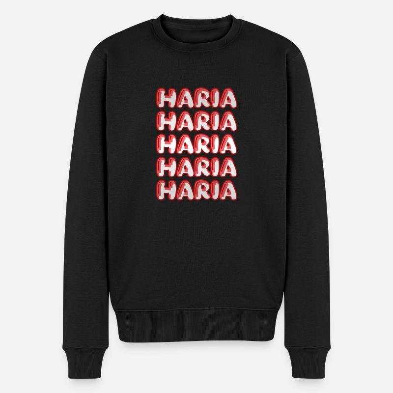 Voyage Haria - Pull Premium bio Homme - noir