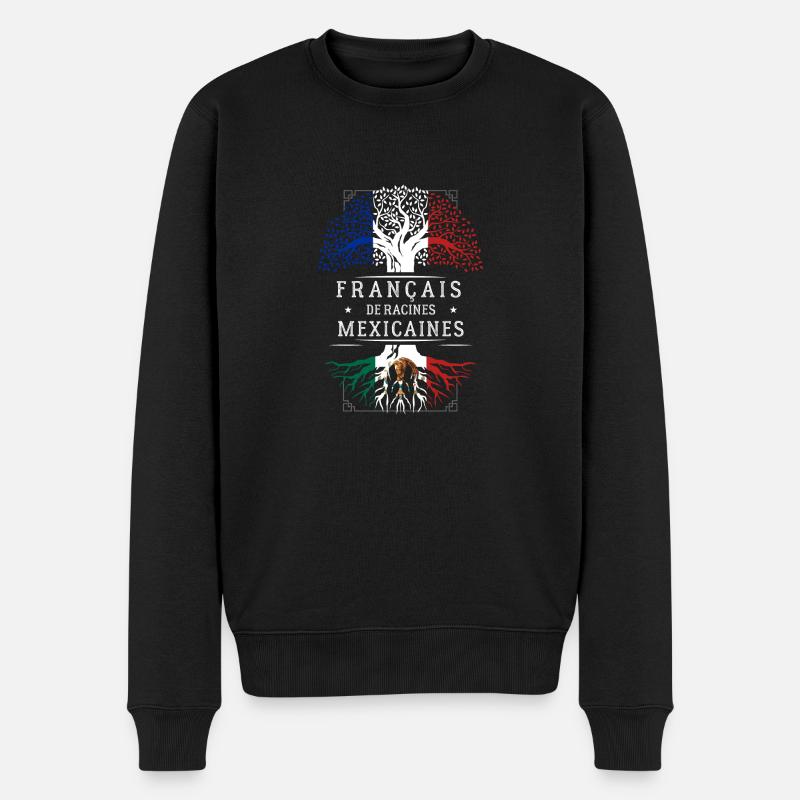 Racines Mexicaines - Pull Premium bio Homme - noir