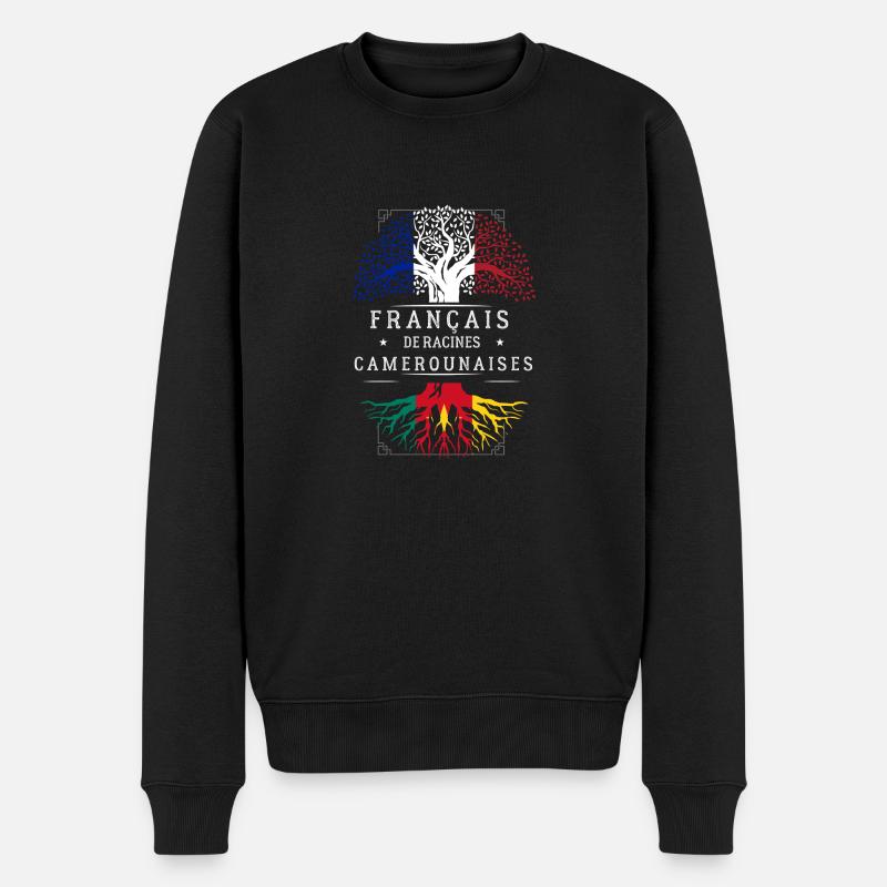 Racines Camerounaises - Pull Premium bio Homme - noir