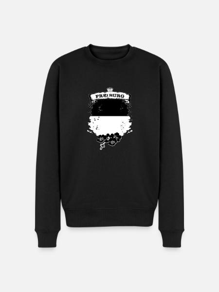 Fribourg - Men's Premium Organic Jumper - black