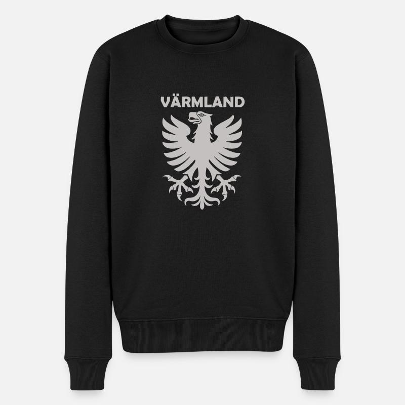 Wermland | - Männer Premium Bio Pullover - Schwarz