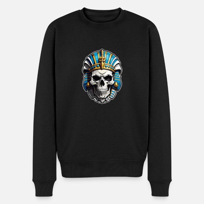 pharaon- momie - egypte - Pull Premium bio Homme - noir
