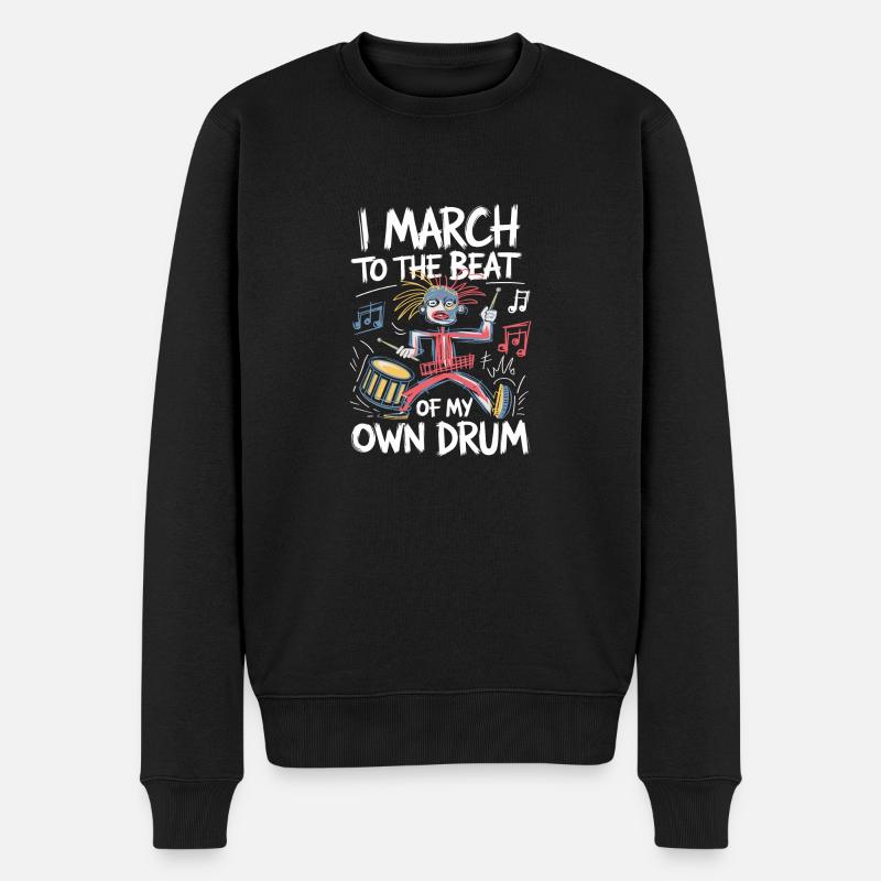 Votre propre rythme musical - Pull Premium bio Homme - noir