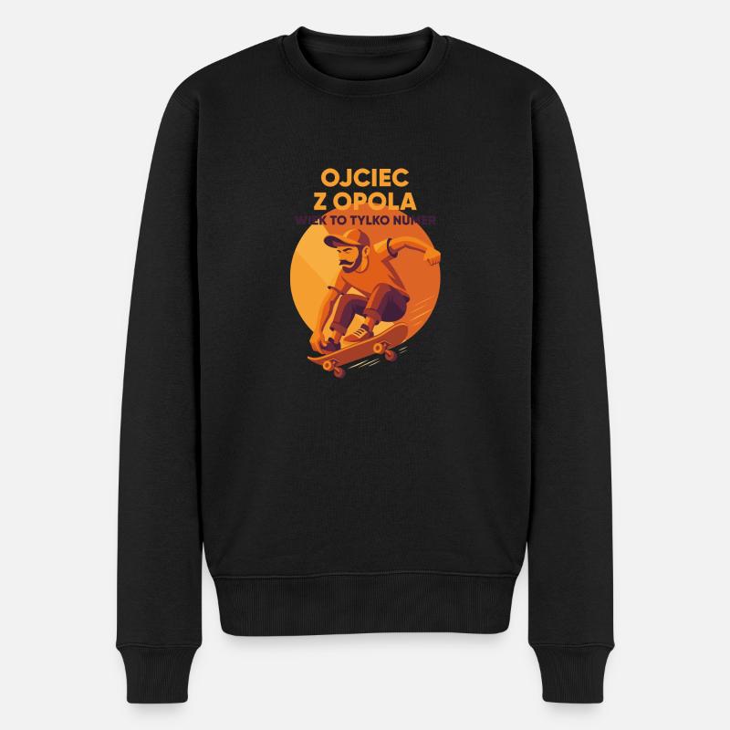 Père d’Opole – l’âge n’est qu’un chiffre - Pull Premium bio Homme - noir