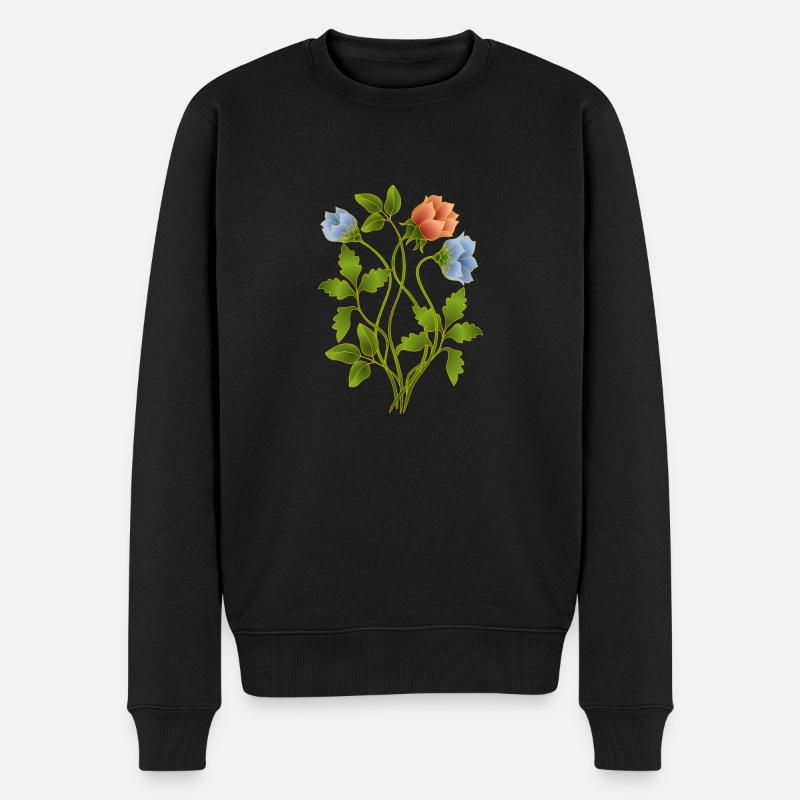 Fleur - Pull Premium bio Homme - noir
