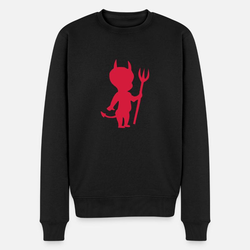 teufel_02 - Pull Premium bio Homme - noir