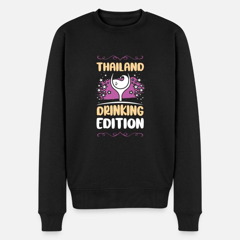 Vacances en Thaïlande - Pull Premium bio Homme - noir