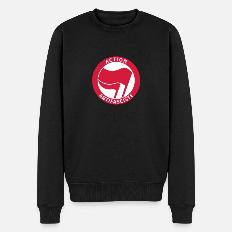 Action Antifasciste - Pull Premium bio Homme - noir