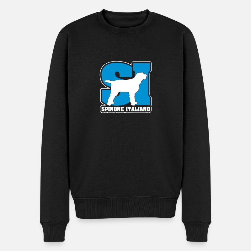 Spinone ITALIANO SI - Pull Premium bio Homme - noir