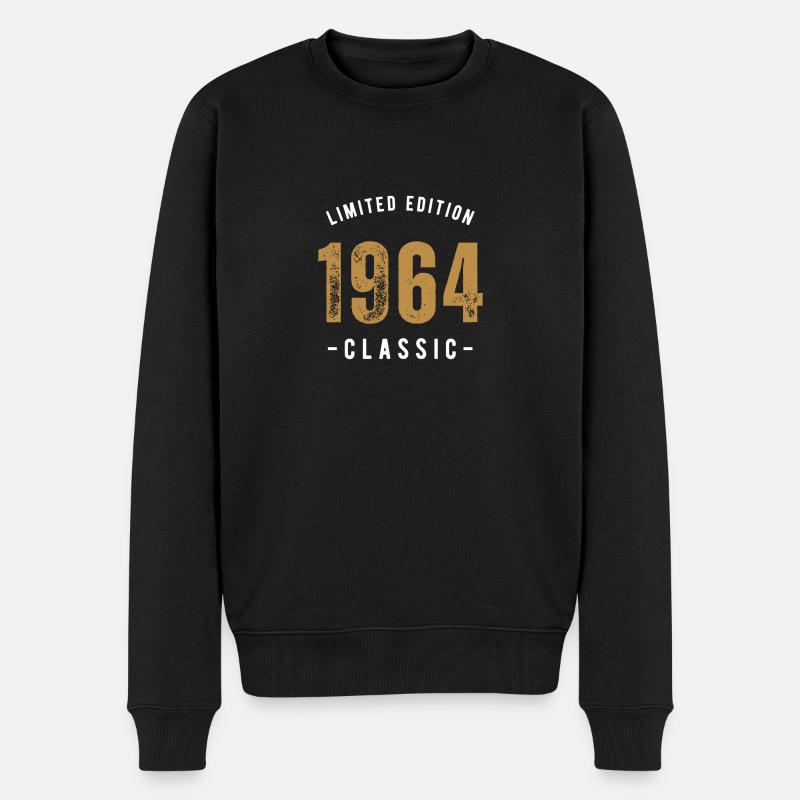 1964 Classic - Anniversaire - Pull Premium bio Homme - noir