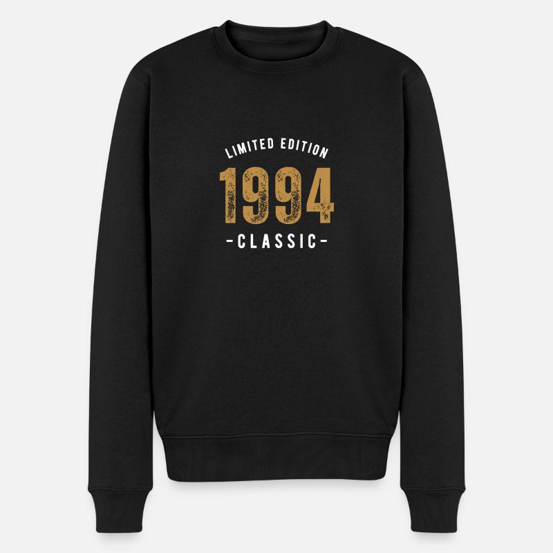 1994 Classique - Anniversaire - Pull Premium bio Homme - noir