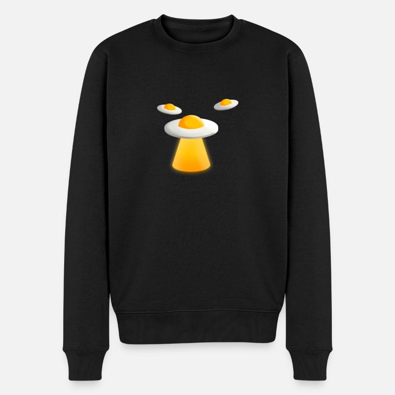 Œuf au plat non identifié - Pull Premium bio Homme - noir