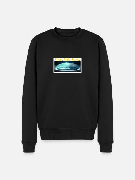 Firm.Flat.Fund. - Männer Premium Bio Pullover - Schwarz