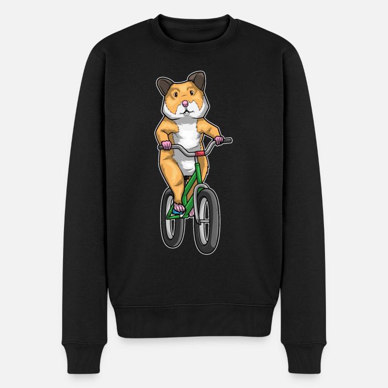Vélo hamster - Pull Premium bio Homme - noir