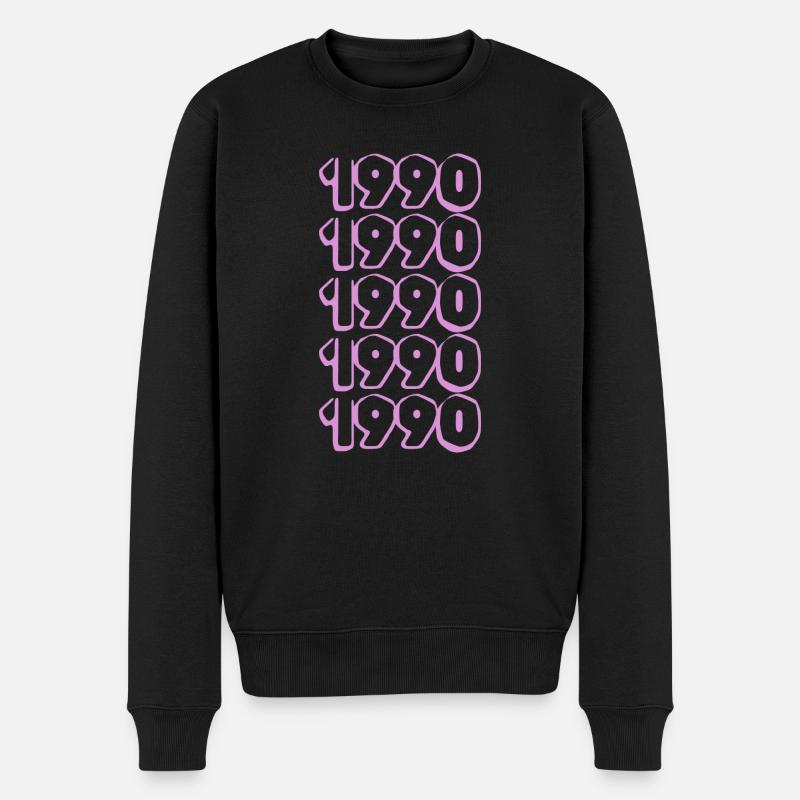 Pourpre 1990 - Pull Premium bio Homme - noir
