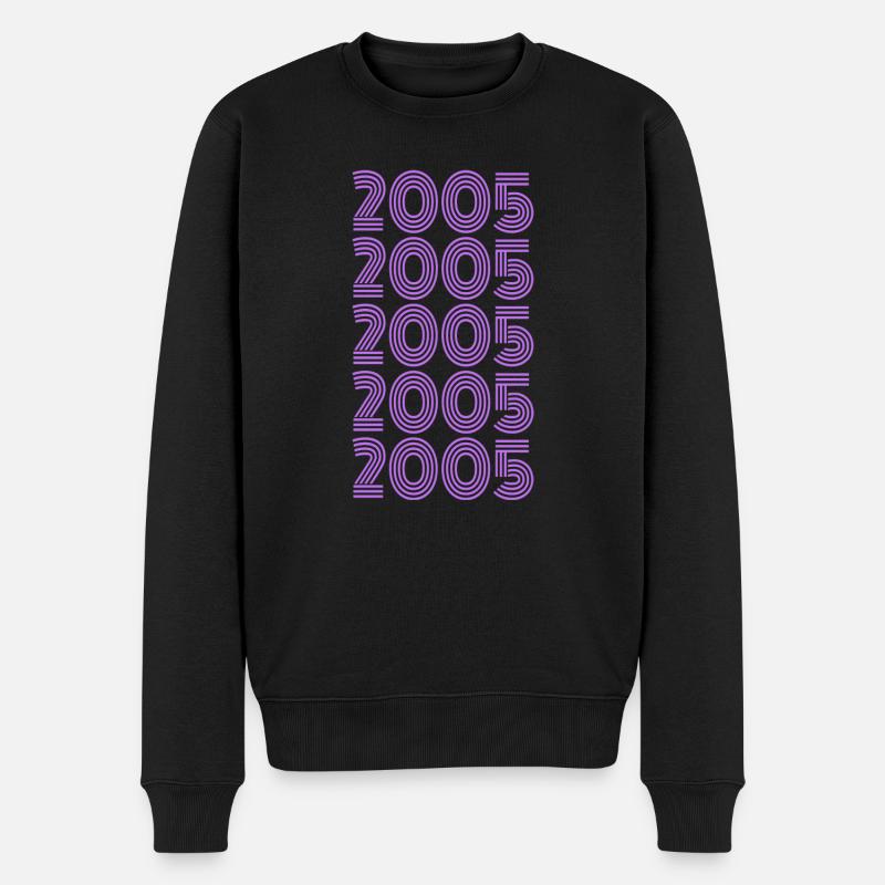 2005 - Männer Premium Bio Pullover - Schwarz