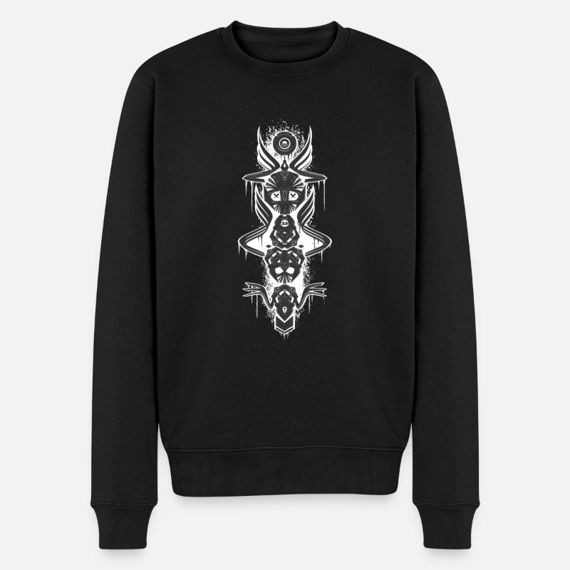 Totem skull 23 - Pull Premium bio Homme - noir