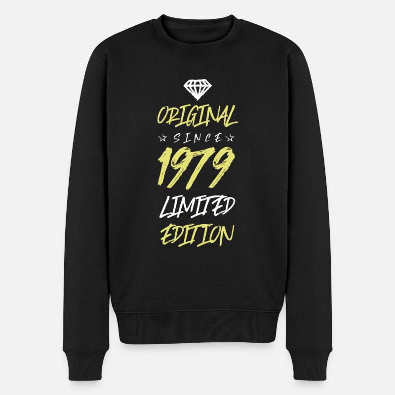 1979 limited edition - Männer Premium Bio Pullover - Schwarz