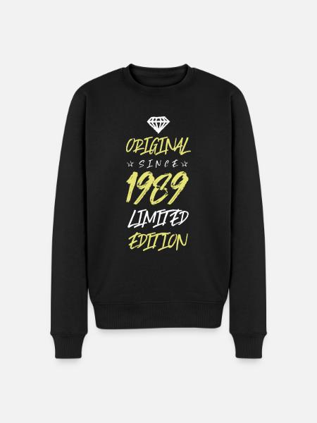 1989 Édition limitée - Pull Premium bio Homme - noir
