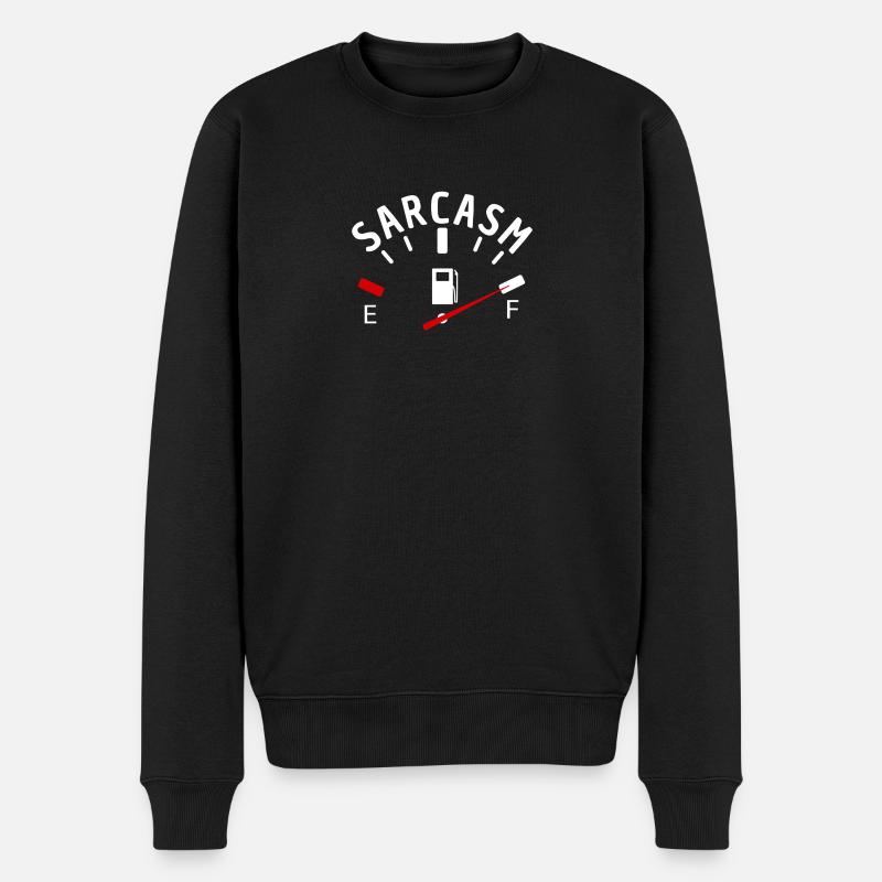 Sarcasme dictons drôles - Pull Premium bio Homme - noir