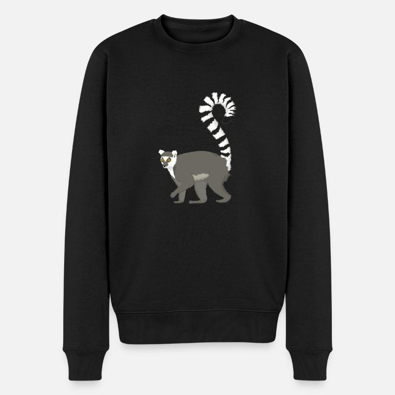 Katta - Männer Premium Bio Pullover - Schwarz