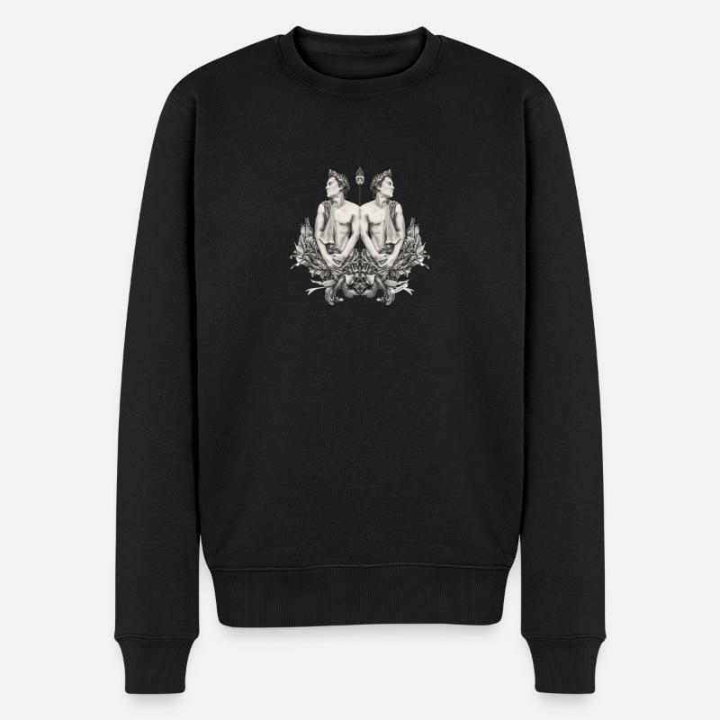 Gemini Zodiac - Pull Premium bio Homme - noir