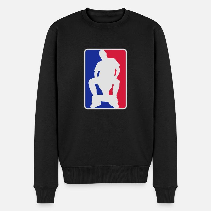 Give a shit - Männer Premium Bio Pullover - Schwarz