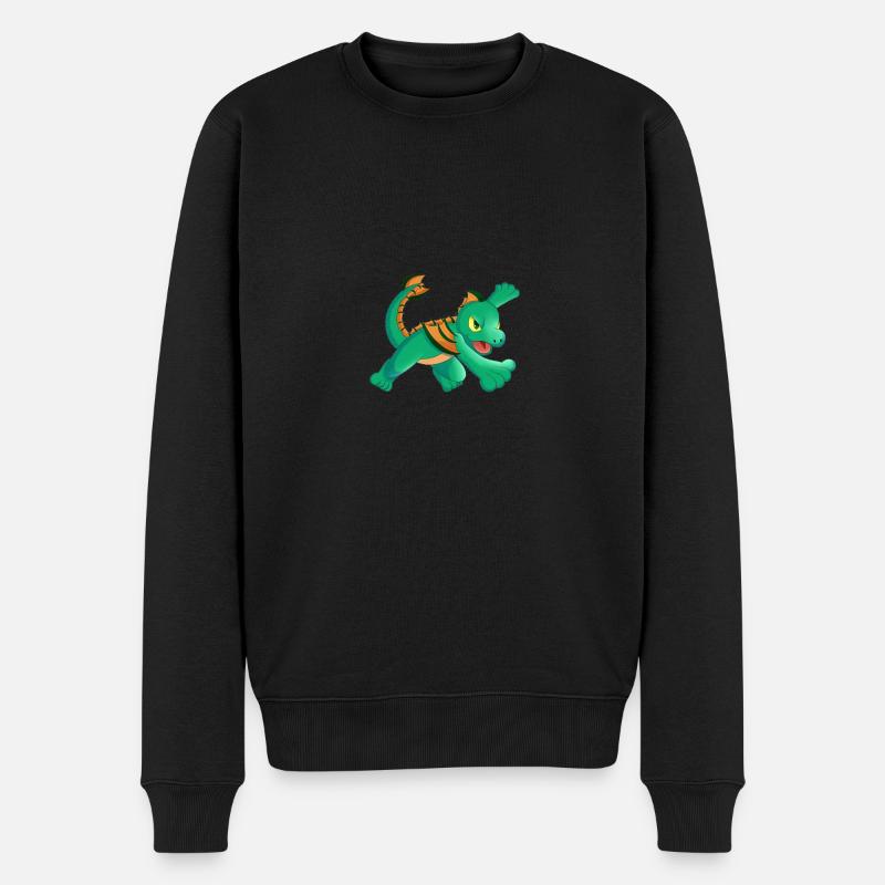 Grekko - Männer Premium Bio Pullover - Schwarz