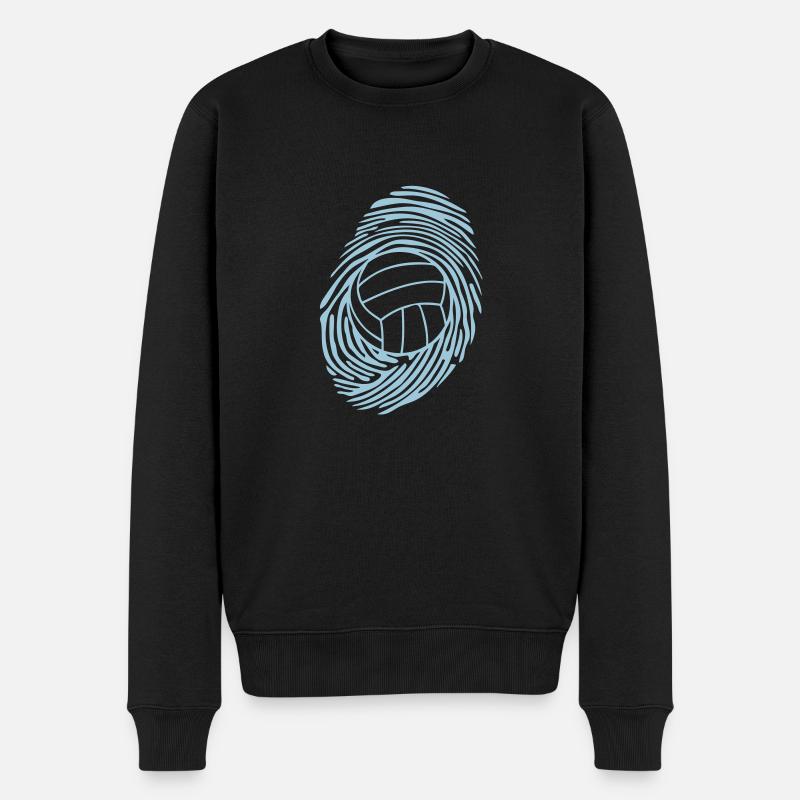 volleyball waterpolo empreinte digitale - Pull Premium bio Homme - noir