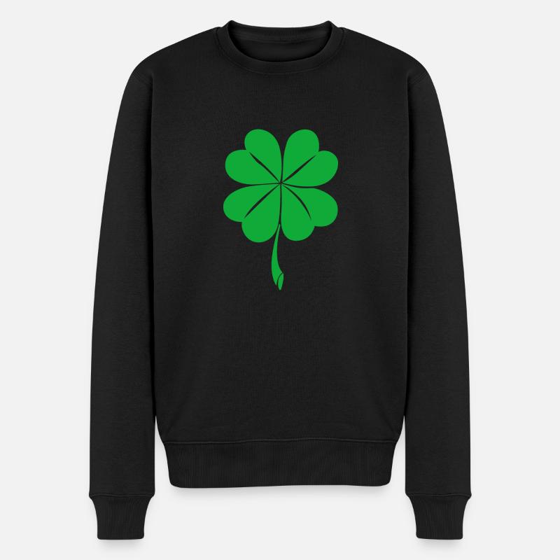 Trèfle de Sainte Patty - Pull Premium bio Homme - noir