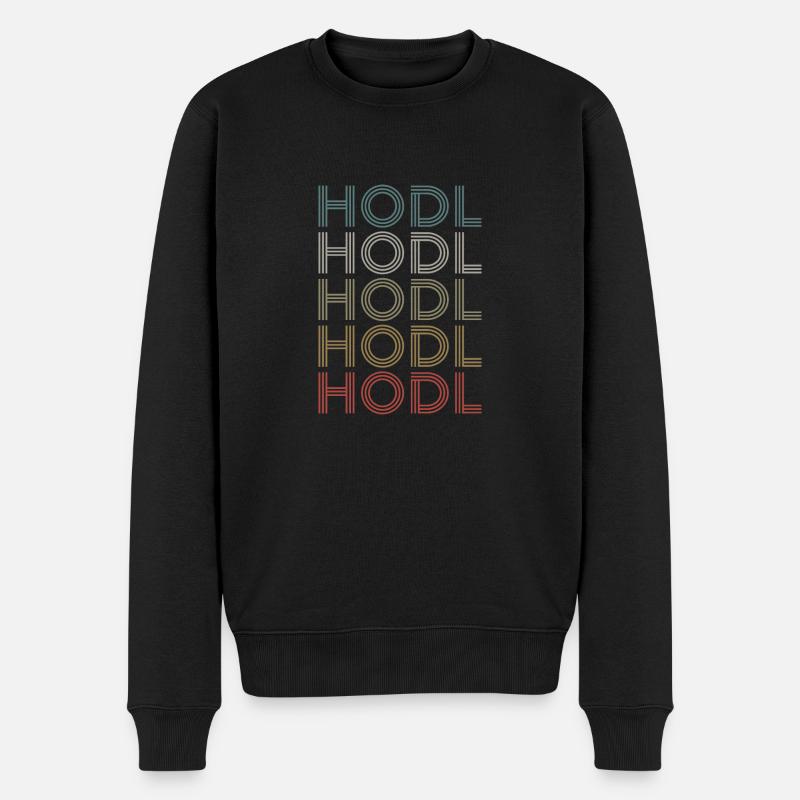 HODL - Pull Premium bio Homme - noir