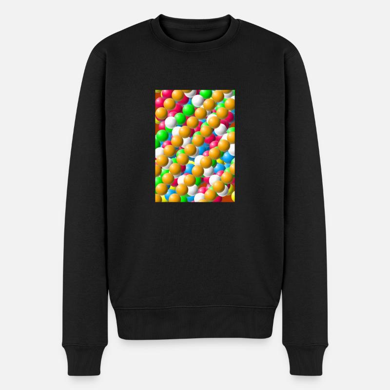 Bulle à boule - Pull Premium bio Homme - noir