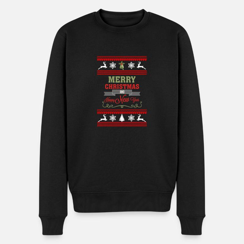Unisexe Joyeux Noël Premium design - Pull Premium bio Homme - noir