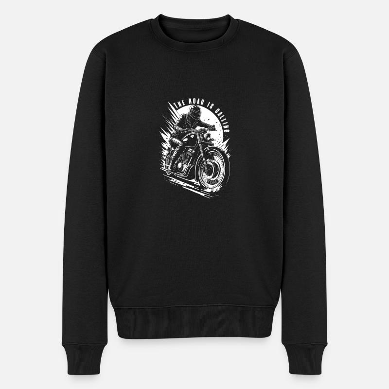 Les appels routiers - Pull Premium bio Homme - noir