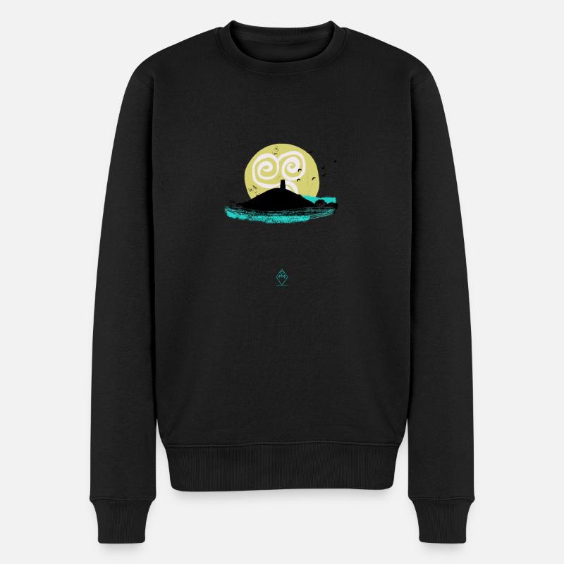 Triskele - Tor - Männer Premium Bio Pullover - Schwarz