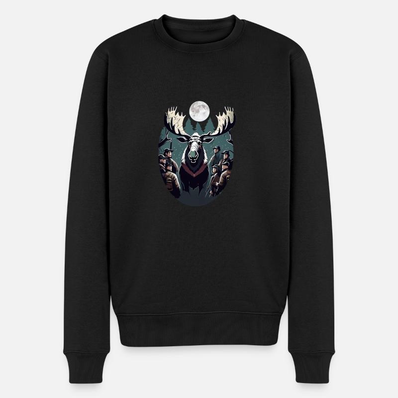 Le Roi de l’orignal - Pull Premium bio Homme - noir