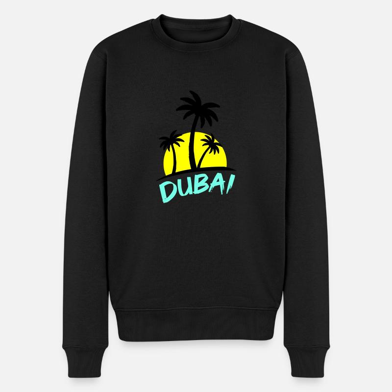 dubai - Männer Premium Bio Pullover - Schwarz