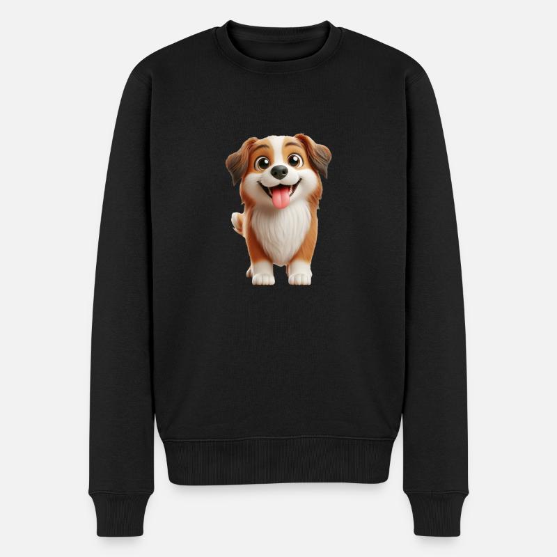 Chien 2 - Pull Premium bio Homme - noir