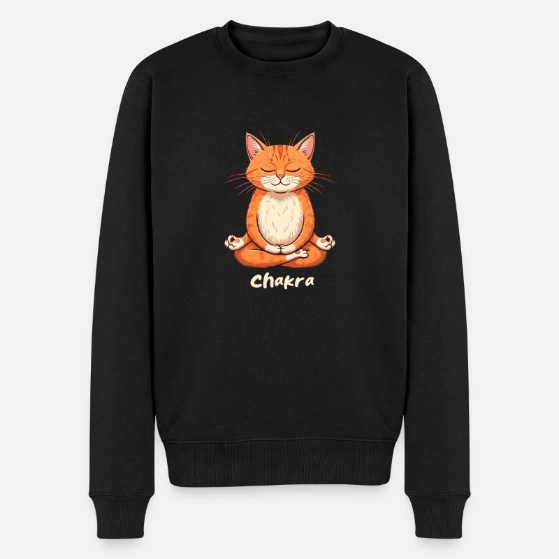 Chakra - Pull Premium bio Homme - noir