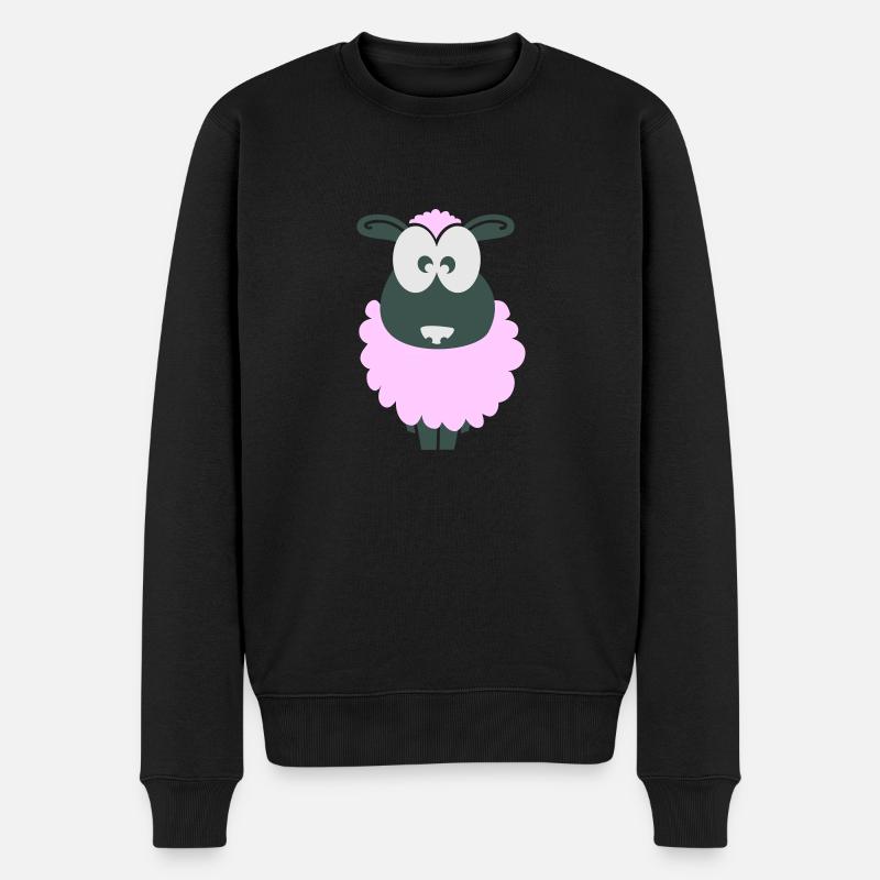 little sheep - Pull Premium bio Homme - noir