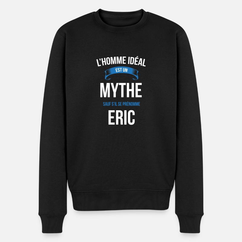 Eric idéal mythe cadeau noël - Pull Premium bio Homme - noir