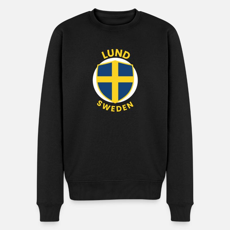 Bouclier de Lund, Suède - Pull Premium bio Homme - noir