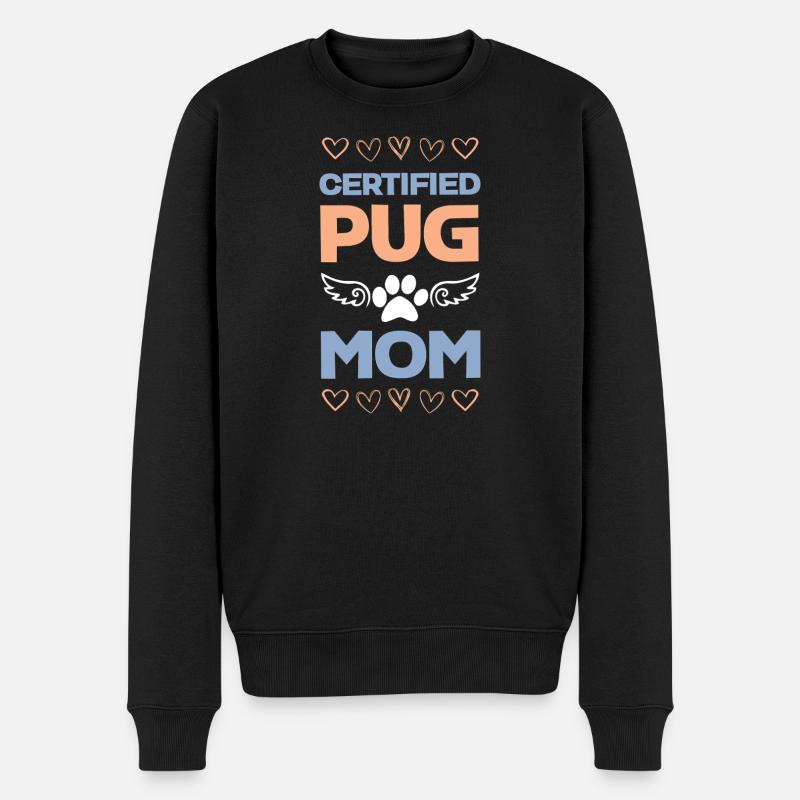 Maman Carlin certifiée - Pull Premium bio Homme - noir