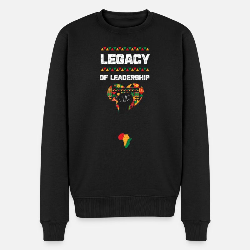 Legacy of Leadership - Männer Premium Bio Pullover - Schwarz