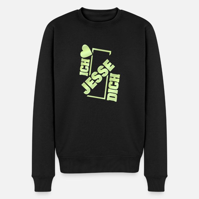 Couple Jesse - Pull Premium bio Homme - noir