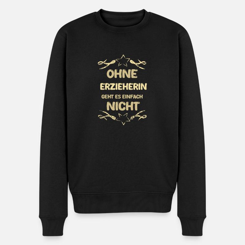 Educator Educator - Men's Premium Organic Jumper - black