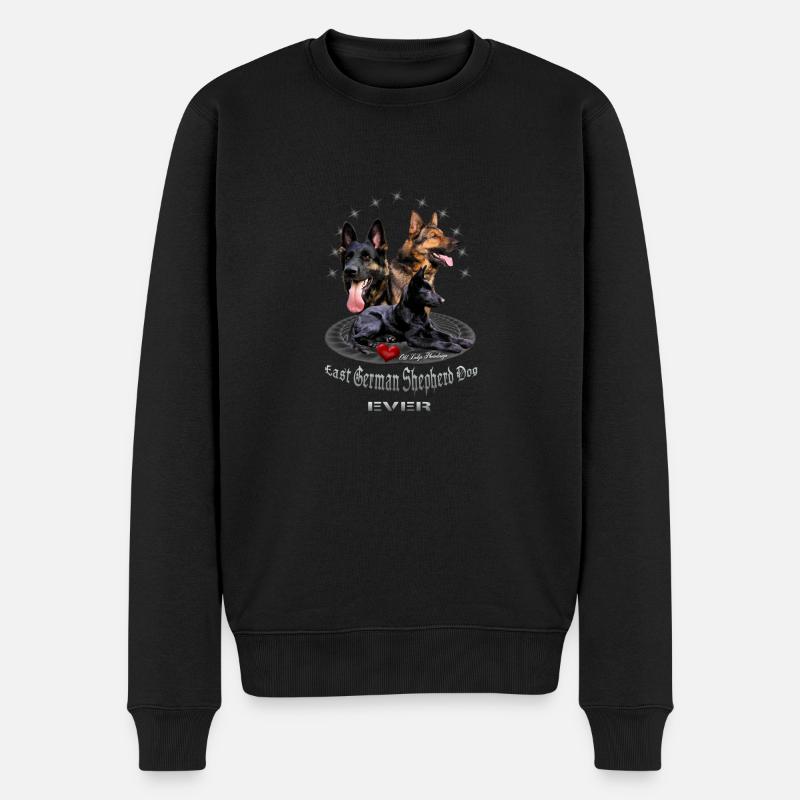 Ost-DSH - Männer Premium Bio Pullover - Schwarz