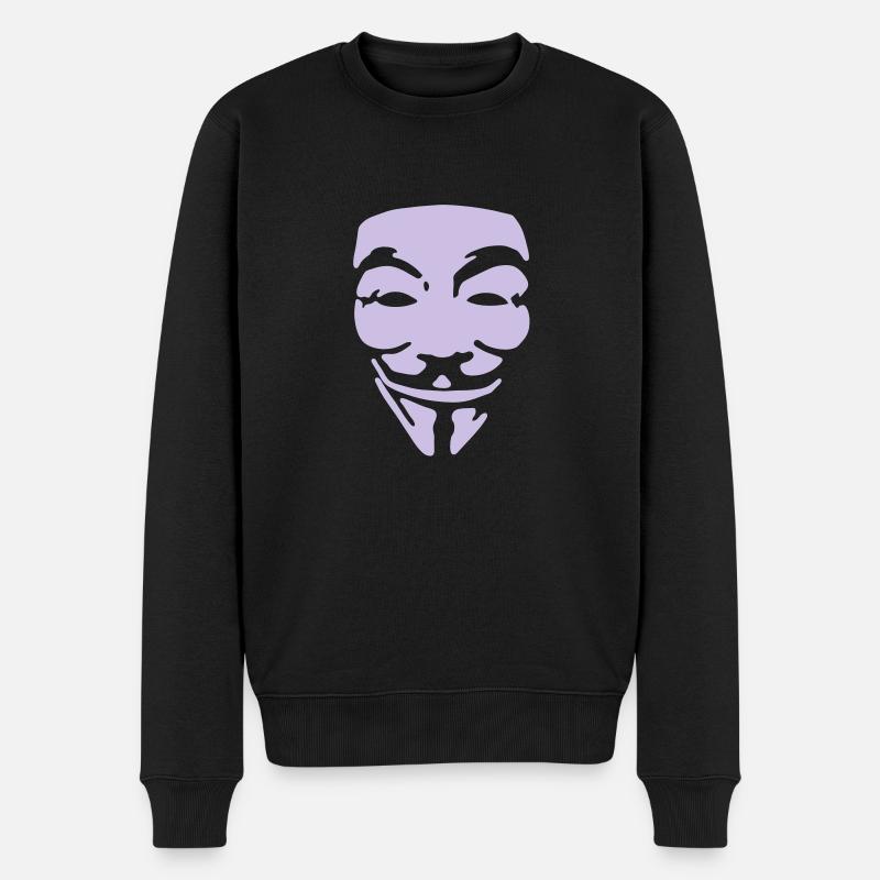 GUY FAWKES, anonymous, occupy - Pull Premium bio Homme - noir