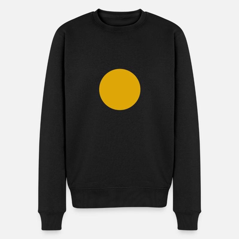 CERCLE JAUNE - Pull Premium bio Homme - noir